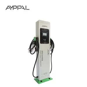 Amppal IEC 62196 ocpp 1.6 Type-2สถานีชาร์จรถยนต์ไฟฟ้าอัจฉริยะ AC EV 7kw ที่ชาร์จ EV