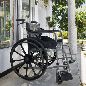 Silla <span class=keywords><strong>de</strong></span> <span class=keywords><strong>Ruedas</strong></span> Manual Plegable para Discapacitados, Precio al por Mayor, para Hospitales o <span class=keywords><strong>Alquiler</strong></span> - Product Image 2