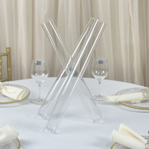 Cheap Glass <strong>Vase</strong> 3 Pcs Set High Quality Wedding Decoration Supplies Clear Cylinder <strong>Flower</strong> Stand - Product Image 3