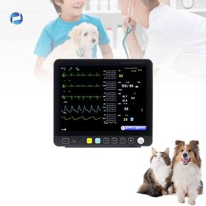 ポータブル15インチABSリチウム電池式ペット動物獣医患者モニターポータブル獣医<span class=keywords><strong>ECG</strong></span>診断装置中国製 - Product Image 1