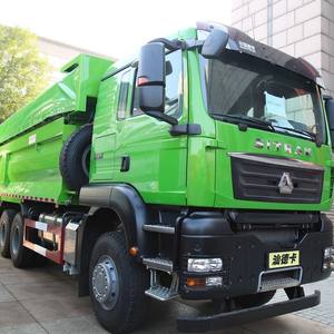 Truk sampah Dump Truck Sinotruk Sitrak 6*4, truk beban Diesel tenaga kuda tinggi jok berkendara nyaman segmen kiri belakang truk berat - Product Image 4