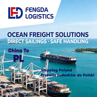 Services logistiques de transport maritime porte-à-porte vers le port de Gdynia en Pologne, avec équipe de documentation expérimentée