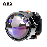 AES S250 Dual Laser TIR 2,5 Pulgadas Lente de proyector biled de 5050 Pulgadas H4 DOBLE Reflector Importado Chips duales 6000 52W 90W K