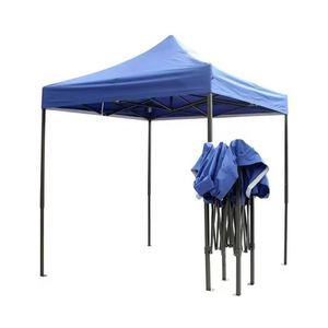 Tente extérieure en acier imperméable bleue toute neuve de 3x3 mètres (10x10 pieds) avec paroi latérale - Product Image 4