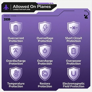 Cargador Magnético Portátil Delgado <span class=keywords><strong>de</strong></span> 5000mAh, <span class=keywords><strong>Banco</strong></span> <span class=keywords><strong>de</strong></span> Energía Externo con Carga Inalámbrica y Carga Rápida USB-C 20W PD para Teléfono - Product Image 6