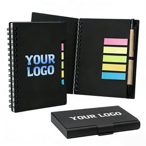 Hot Selling Wholesale Memo for <b>Small</b> Business Promo Gift Note Book Custom Logo Sticky Notes Pads With Pen - Product Image 1