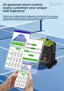 2026 Pusun PT-PRO MAX, la más reciente máquina <span class=keywords><strong>de</strong></span> tenis inteligente con IA para un jugador - Product Image 4