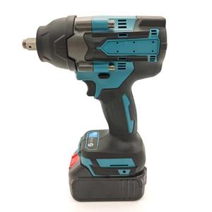 Brushless High-torque Lithium <b>Battery</b> Impact Wrench 800N Torque Auto Repair Tools DS-100 High Torque Cordless 700n Impact Wrench - Product Image 1