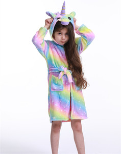 Peignoirs <span class=keywords><strong>de</strong></span> bain licorne pour enfants Peignoir d'hiver pour enfants Kigurumi Animal Flanelle Vêtements <span class=keywords><strong>de</strong></span> <span class=keywords><strong>nuit</strong></span> Garçons Filles Pyjamas <span class=keywords><strong>Chemise</strong></span> <span class=keywords><strong>de</strong></span> <span class=keywords><strong>nuit</strong></span> - Product Image 6