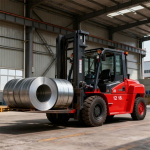 Chariot élévateur diesel haute puissance 10 tonnes 12 tonnes 16 tonnes, chariot élévateur diesel à conteneurs haute capacité avec certification CE - Product Image 5