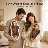 Coussin souvenir du poids au naissance personnalisé, oreiller photo pour bébé, cadeau parfait pour nouveau-né, MOQ 1 pièce, prix usine, livraison directe