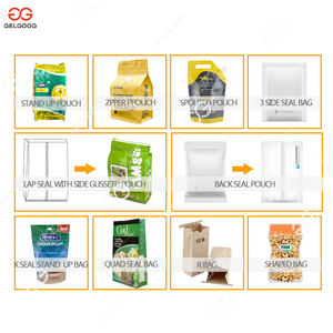 Premade Doypack Pouch Cornick Snack Emballage Vertical Ffs Crackers Chip Machine D'emballage Pour Biscuit Biscuit Dans Un Bocal - Product Image 2