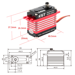 KST X20-1035 12Kgf.cm 0.030sec RC Model Digital Metal Gear Tail <strong>DC</strong> <strong>Brushless</strong> Servo <strong>Motor</strong> for 500 -800 Class RC Helicopters - Product Image 4