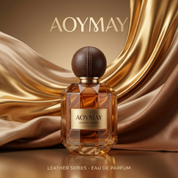 Flacon de parfum cylindrique en verre avec pulvérisateur à pompe 50ml/100ml Logo et emballage personnalisables Échantillons gratuits