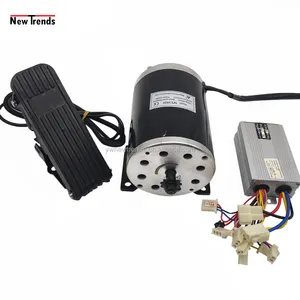 MY1020 500W 24V 36V 48V Xe Đạp Điện Động Cơ DC Chải Có Bộ Điều Khiển Bàn Đạp Ga Tăng Tốc Cho Xe Hơi Cản