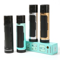 Nouveau Moulin à Cigarettes Manuel Créatif Portable à Double Tube en Plastique Minimaliste Tout-en-un pour Outil Modèle BY882300