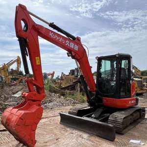 Mini pelleteuse d'occasion KX163 5 tonnes 6 tonnes Moteur de pompe à noyau d'origine japonaise en bon état Stock Shanghai - Product Image 2