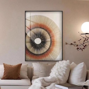 Wholesale Customized Digital Printed Modern Home Wall Art Decor Abstract Green <b>Canvas</b> Still Life Crystal Porcelain Painting MJSP - Product Image 3