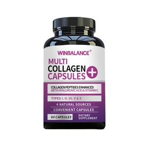 Aeglewell Özel Marka Organik Kolajen Peptit Kapsülleri Hidrolize Tip I III Cilt Saç Tırnak Destekleyici Takviye OEM - Product Image 1