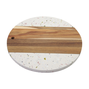 <span class=keywords><strong>Planche</strong></span> à découper en <span class=keywords><strong>terrazzo</strong></span>, acacia et bambou, ensemble de planches à fromage, plateau alimentaire, <span class=keywords><strong>planche</strong></span> à découper pour charcuterie, fromage, steak, pain, nouveauté 2026 - Product Image 3