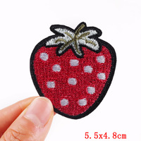Écussons personnalisés en jean avec logo d'animal de dessin animé, patchs de broderie pour filles en sergé
