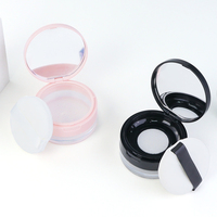 Boîte de poudre de maquillage à clapet de luxe Conteneur de poudre compact 20g étui à poudre libre avec bouffée
