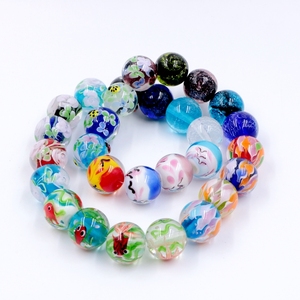 Su ordinazione Rotondi di Lampwork di <span class=keywords><strong>Murano</strong></span> Perle di Vetro Per Monili Che Fanno - Product Image 4