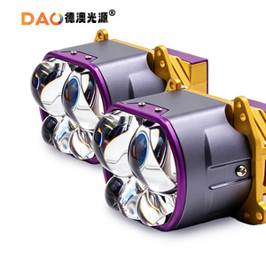 Dao <b>Lighting</b> 5 Led Lens <b>Projector</b> Headlight 70W 30000Lm 6000K 12V For Car Upgrade Universal Fit - Product Image 1