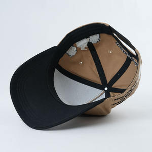 Hot Selling 5-Panel Classic Adjustable Baseball Cap <strong>Custom</strong> <strong>2</strong>-Tone Color with Fruit Dot <strong>Pattern</strong> in Oxford Fabric Wholesale Supply - Product Image 6