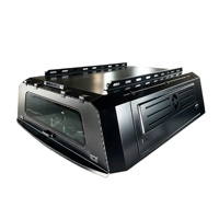 Copertura Rigida per Cassone Isuzu D-Max 2020-2023, in Alluminio, Impermeabile, con Chiusura, Senza Foratura, Copertura Tonneau per Pickup