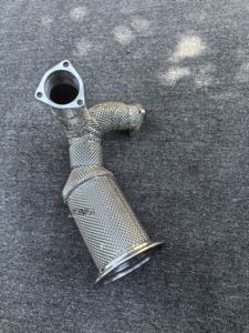 Utilisé pour <span class=keywords><strong>Audi</strong></span> S4-B9.5 tuyau de descente en acier inoxydable avec combinaison de catalyseur pour augmenter les performances d'échappement - Product Image 2