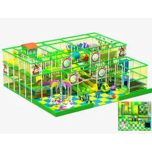 Customized Hot Selling Children's Indoor Game Center Children's Indoor Amusement Park Kids Indoor Playground