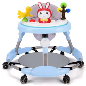 Andador para bebés para niños con ruedas y asiento Juguete de aprendizaje para sentarse a pararse Hecho de plástico para música y productos para bebés