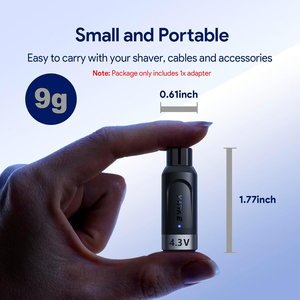 Adaptateur de charge Type-C Yinke 4.3V pour rasoir <span class=keywords><strong>Philips</strong></span> Norelco Oneblade QP2520 QP2515 QP2620 avec indicateur de charge - Product Image 4