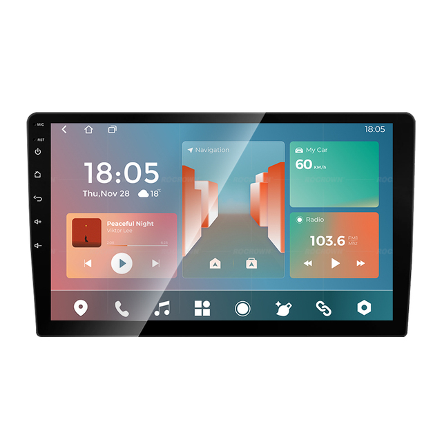 QLED  8+258G Car Audio Android for for Head Unit 9/10inch Universal Car Radio 1280*720 Candroid 12 Car Player 4gb Ram