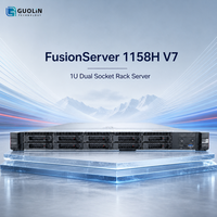 Serveur FusionServer 1158H V7 1U double socket en rack avec garantie, support technique et déploiement d'entreprise