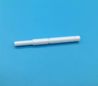 Piston en céramique de zircone (ZrO2) usiné avec précision, sur mesure, pour OEM |   Tige multi-étages avec surface polie miroir