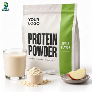 Poudre de protéines végétales avec options de conditionnement en tub et en sachet, approvisionnement en gros avec options de saveurs personnalisées - Product Image 1