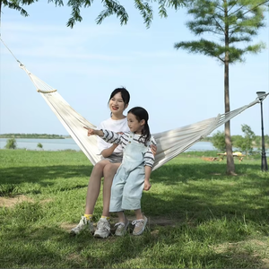 Hamaca Portátil de Nailon para Acampar al Aire Libre, Diseño a Rayas, para 2 Personas, Capacidad de 300 kg, 270 cm de Largo, Venta al Por Mayor - Product Image 5