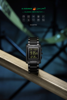 Jam Tangan Digital Alharameen HA-6287 dengan Dial Arab Warna Baru, Fitur Azan dan Sholat