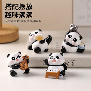 ของตกแต่งโต๊ะทำงานรูปแพนด้าน่ารัก น้ำหนักเบา ดีไซน์ทันสมัย อุปกรณ์ตั้งโต๊ะ ของขวัญวันเกิดสำหรับเด็กผู้หญิง - Product Image 2