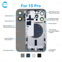 Boîtier de téléphone portable STAROZON version européenne et américaine pour iPhone 15 Plus Pro Max, châssis arrière de réparation haut de gamme