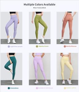 Pantalones de Yoga NUF Sólidos para Control de Abdomen, Cintura Alta, Largo hasta el Tobillo, para Mujer, Pilates, Fitness - Product Image 4