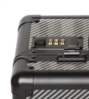 Aluminium 3-Reihen Aufbewahrungsbox für Bewertete Karten Premium Sammelkarten-Etui für PSA-Bewertete Sportkarten Slab Case