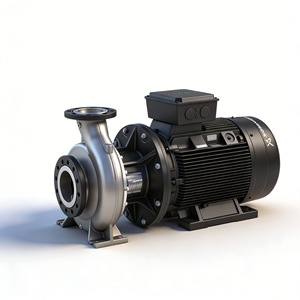 Bomba de succión horizontal Grundfos NbG de 1 HP con salida de 50 mm, motor eléctrico centrífugo y conexión de brida - Product Image 4
