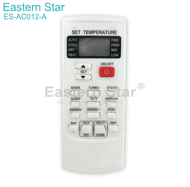 ES-AC012-A NEW ABS and Silicone Split Air Conditioner Control for AUX YKR-H/006E AC Remote Control Infrared Remote Control 16key