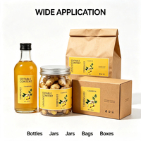 Étiquettes autocollantes en vinyle imperméables personnalisées en gros, impression autocollante pour les étiquettes d'emballage des bouteilles et des pots alimentaires