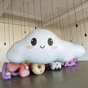 <span class=keywords><strong>Nuvole</strong></span> Gonfiabili Bianche per Pubblicità Accattivante sul Tetto, Modello di Palloncino a Forma di Coniglio, Modello Gonfiabile Cartoon per Pubblicità Esterna - Product Image 3