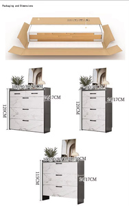 Hiện đại bằng gỗ Giày Giá tủ phòng khách đồ nội thất lối vào lưu trữ mỏng tiết kiệm không gian tổ chức đa chức năng kệ - Product Image 6