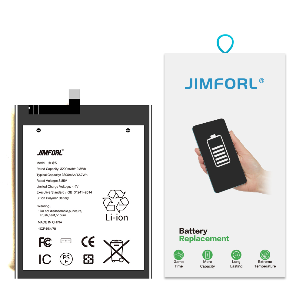 Новый оригинальный аккумулятор BN35 3,85 В 3300 мАч для мобильного телефона Xiaomi Mi Redmi 5